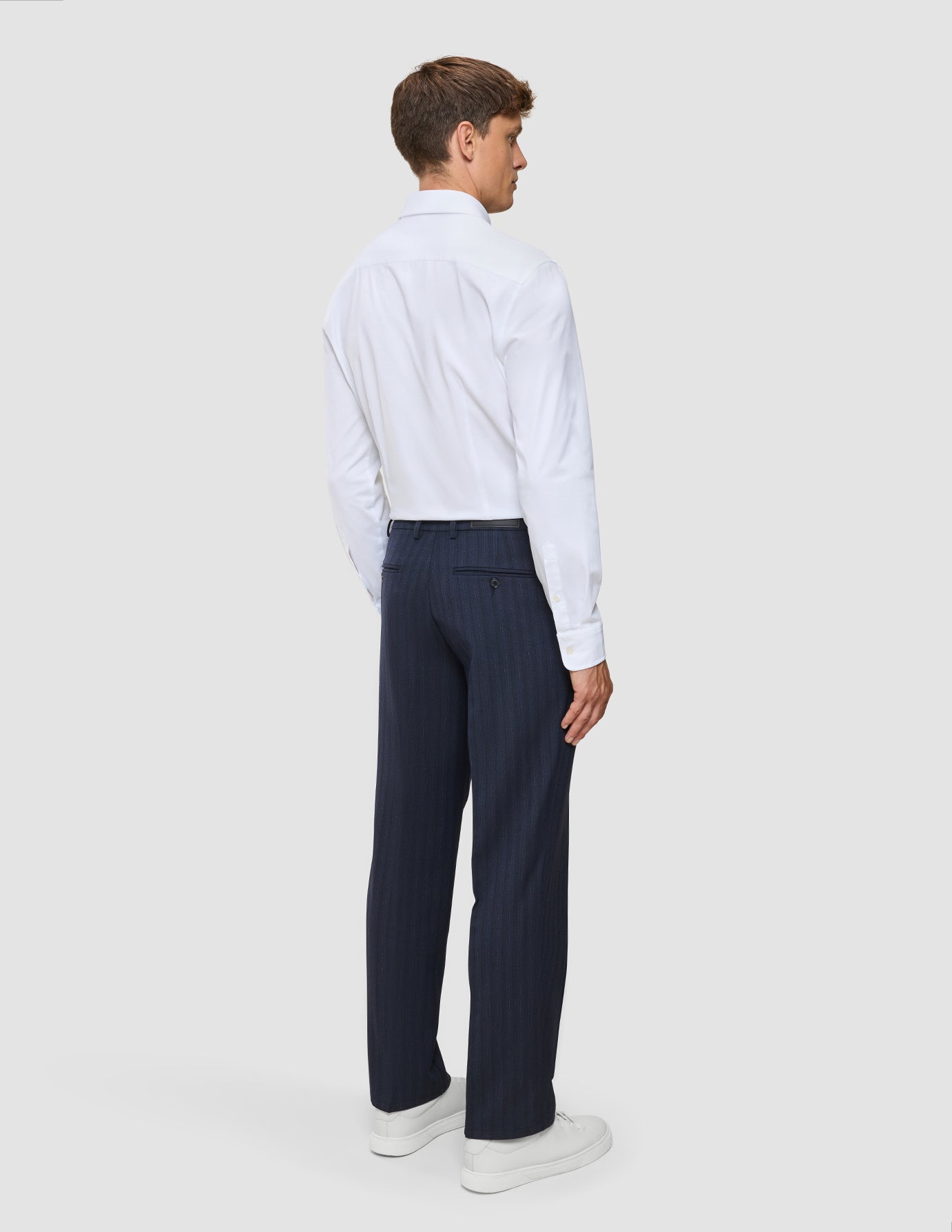 Heritage Pants Relaxed Fit Dark Navy Pinstripe